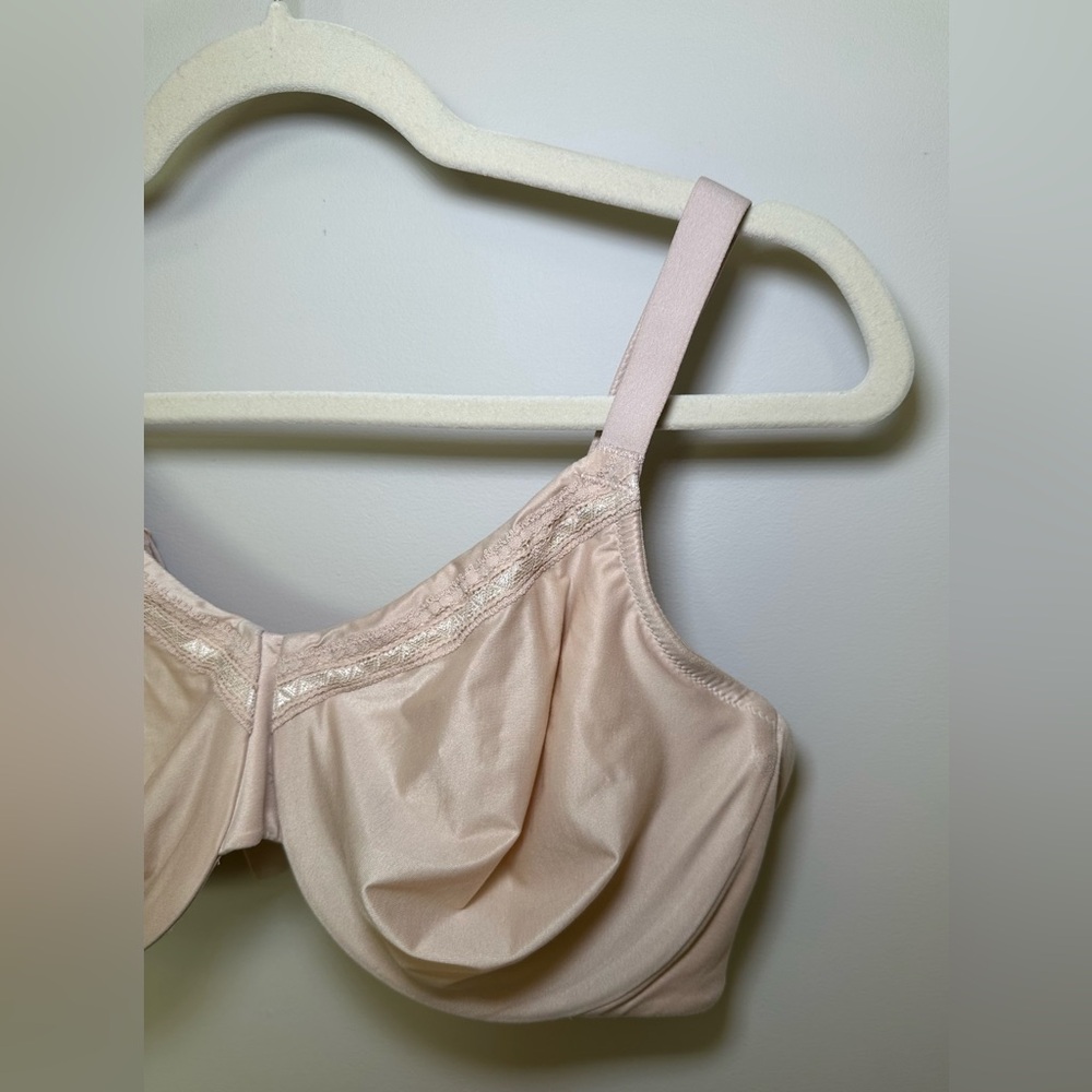 Wacoal bra 855213 nude beige neutral classic supportive plus-size lace sexy 40DD - Picture 5 of 9